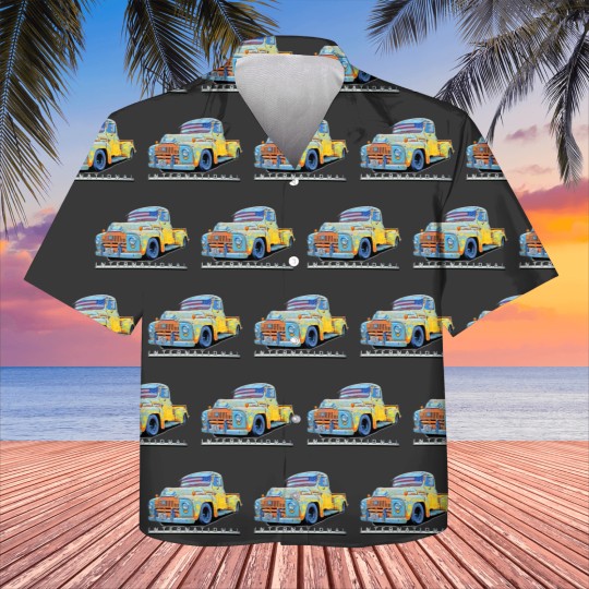 Discover 1951 1952 INTERNATIONAL HARVESTER PICK UP RATROD Kids Hawaiians