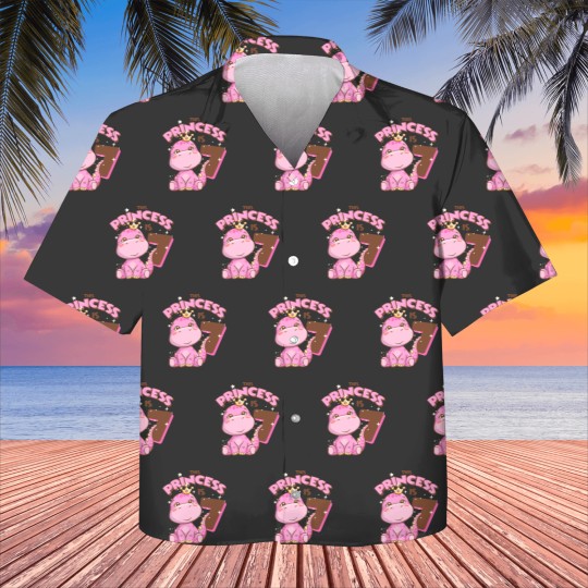 Discover Dinosaur T- Kids Hawaiians This Princess is 7 Girls 7th Birthday Pink Dinosaur Party T- Kids Hawaiians