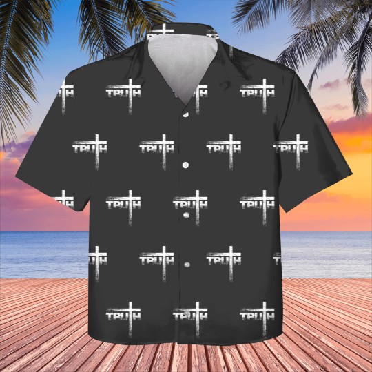 Discover Christian Truth Cross Kids Hawaiian Shirt