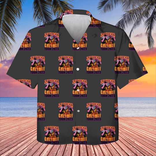 Discover Suicideboys Rap Kids Hawaiians, Grey Day 2023 World Tour Vintage 90s