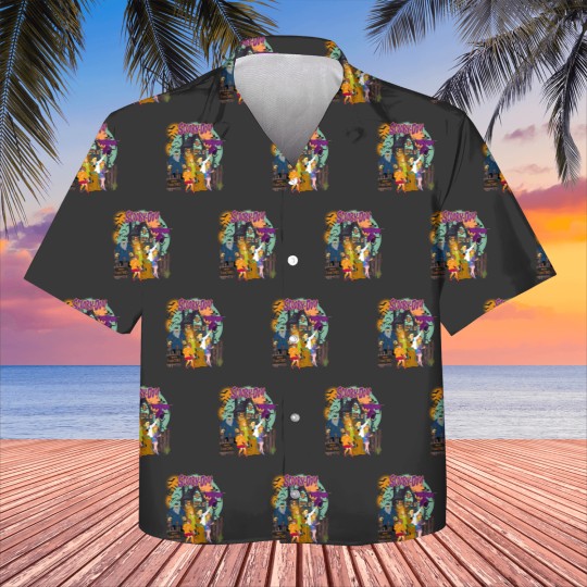 Discover Vintage Spooky Scooby-Doo Kids Hawaiians: Haunted House