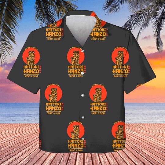 Discover Cult Movie Kill Bill Hattori Hanzo - Unisex Fashion Kids Hawaiians