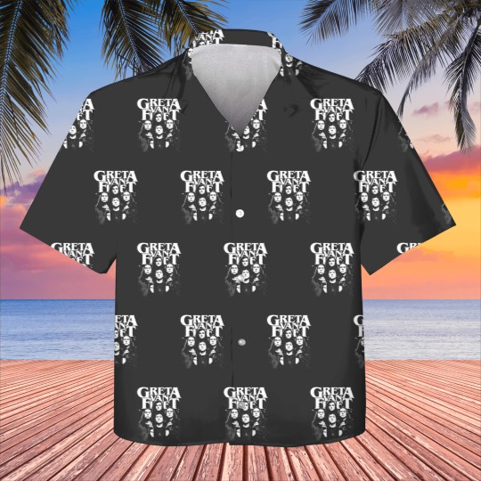 Discover Greta Van Fleet Tour 2024 Kids Hawaiians, Classic 90s Greta Van Fleet Kids Hawaiians