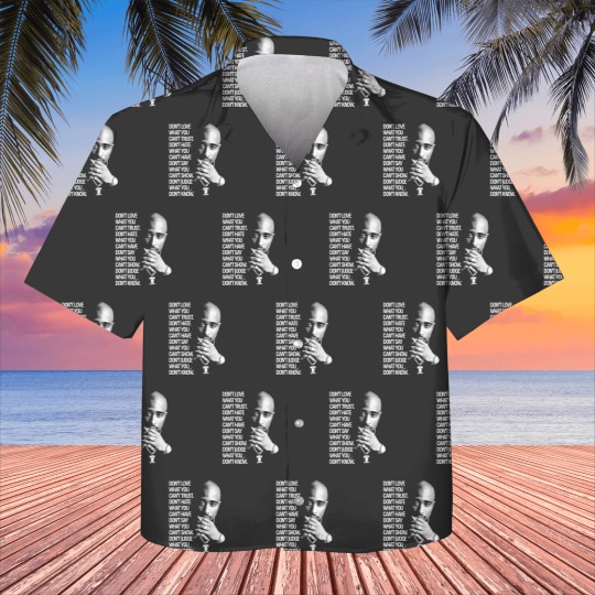 Discover Kids' Tupac 90s Quote Hawaiian Shirt