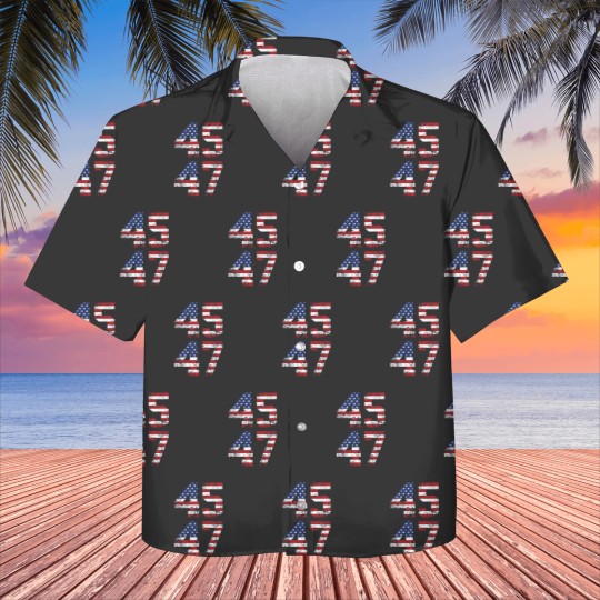 Discover Trump 2024 Kids Hawaiian Shirts - Supporter Gift