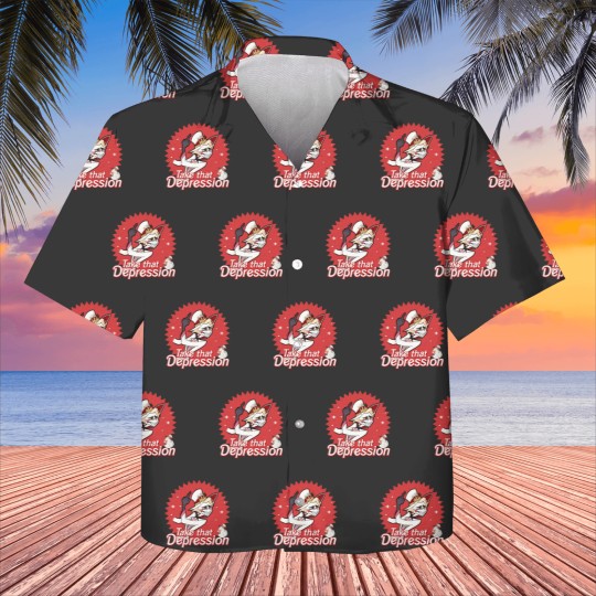 Discover Take That Depression Kids Hawaiian Shirt