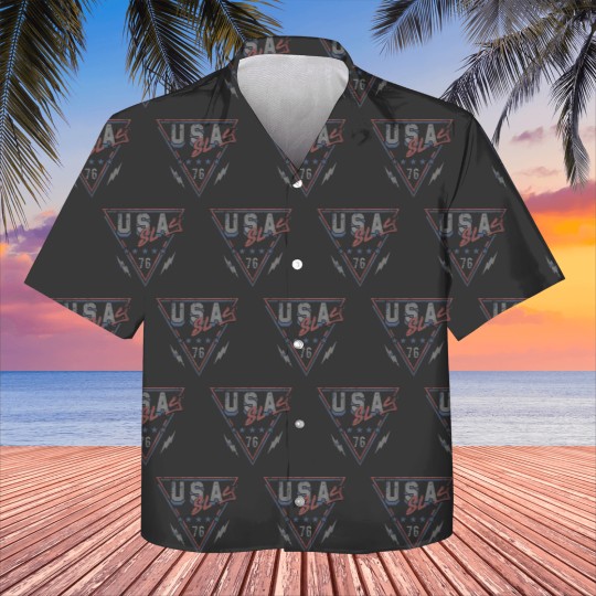 Discover Slay Usa Triangle Graphic Kids Hawaiians