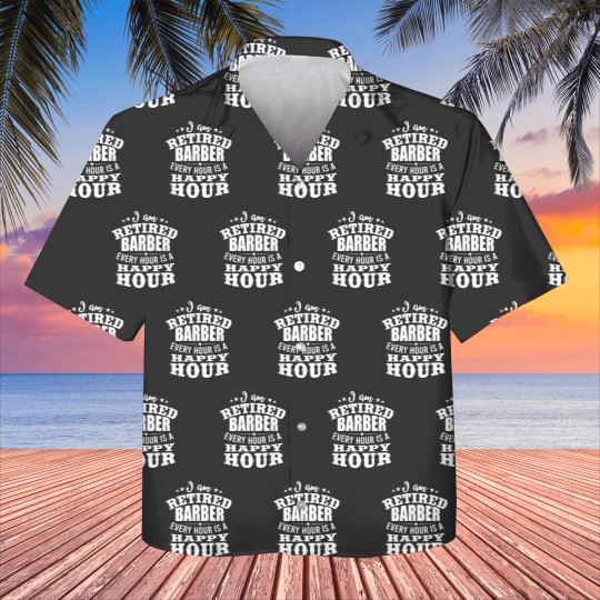 Discover Retired Hairdresser Retiree Barber Retirement Gift Kids Hawaiians