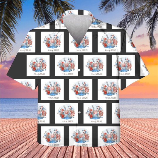 Discover Happy 4th of July Kids Hawaiians