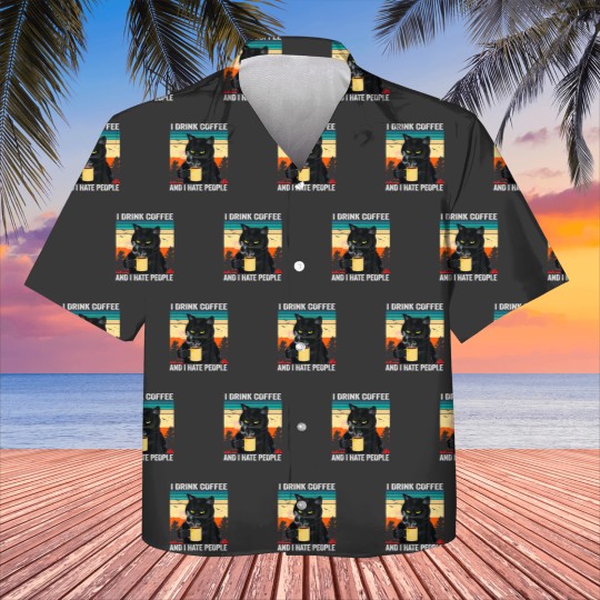 Discover I-Drink Coffee And I Hate People Kids Hawaiians