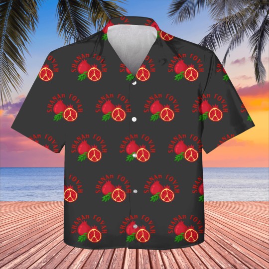 Discover Rosh Hashanah Shanah Tovah Pomegranates Kids Hawaiians