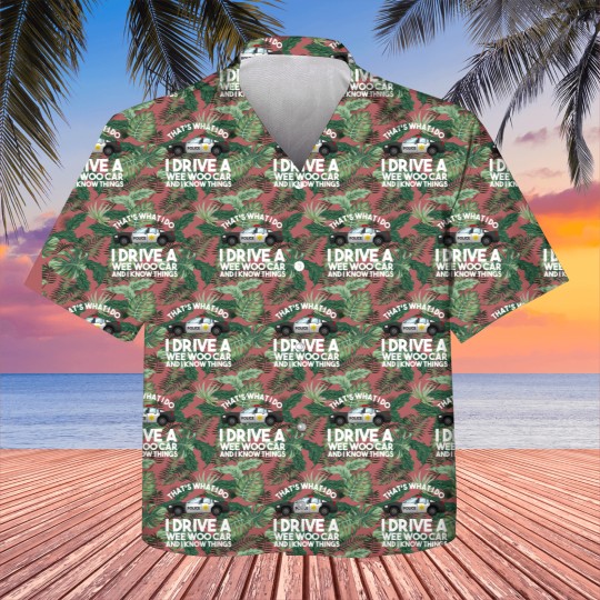 Discover Funny Police Officer Gift For Cop Law Enforcement Men Women Kids Hawaiians