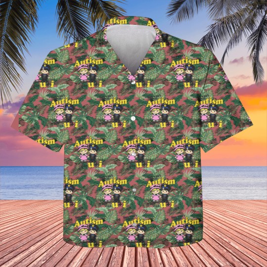 Discover You Can't Spell Autism Without U + I. Kids Hawaiians