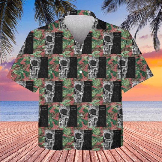 Discover Gothic Skull Head Black And White Tattoo Shop Kids Hawaiians