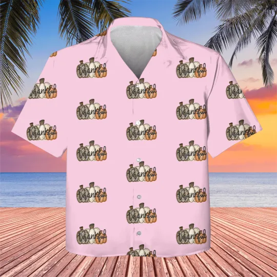 Discover Love Fall Y'All Kids Hawaiians, Leopard Pumpkin Print Fall Kids Hawaiians
