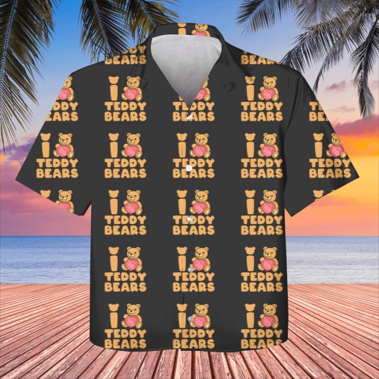 Discover I Love Teddy Bears Kids Hawaiians