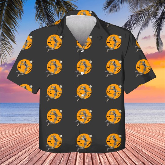 Discover Volleyball Skeletons Women Men Volleyball Player Halloween Kids Hawaiians
