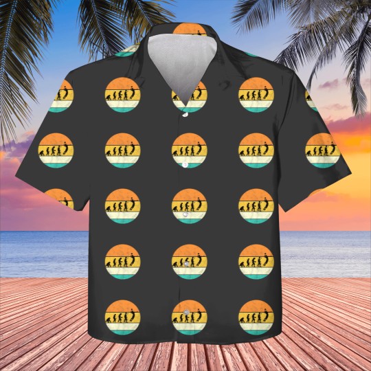 Discover Volleyball Evolution Funny Kids Hawaiians