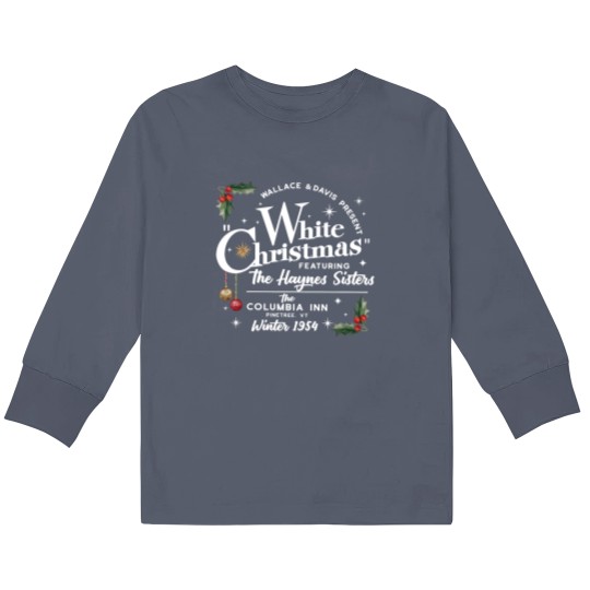Discover White Christmas Movie Kids Long Sleeve T-Shirts - Wallace and Davis & Haynes Sisters