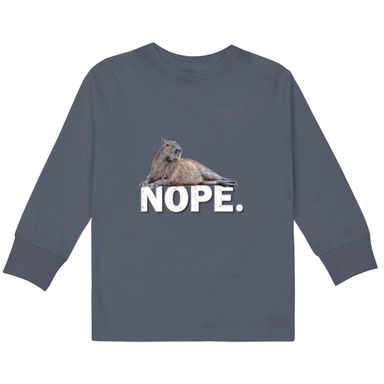 Discover Capybar a Kids Long Sleeve T-Shirts