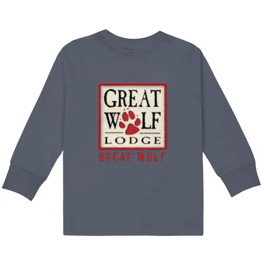 Discover Great Wolf Lodge Logo Essential Kids Long Sleeve T Shirts