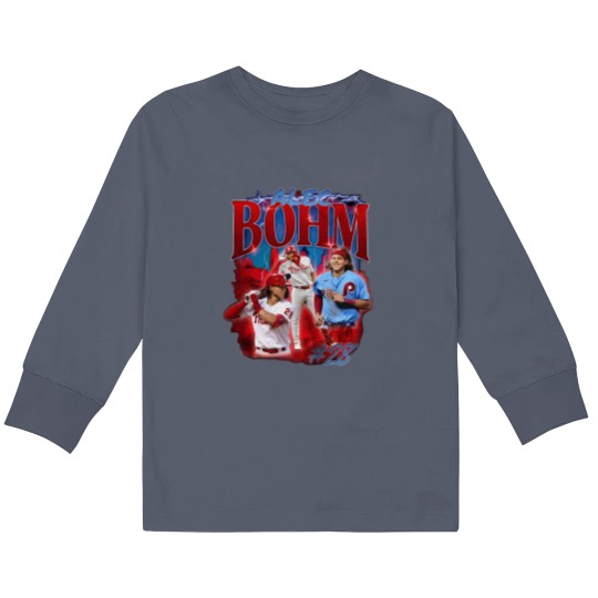 Discover Color Alec Bohm Bryson Stott Brandon Marsh Kids Long Sleeve T Shirts