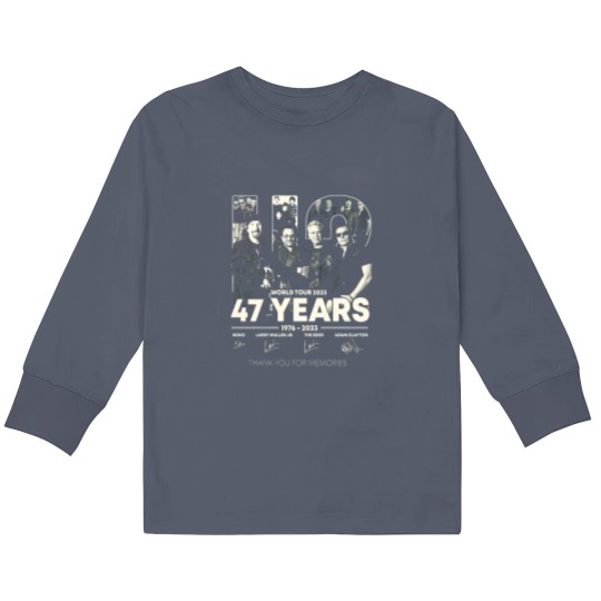 Discover U2 World Tour 2023 Kids Long Sleeve T Shirts, Thank you for memories ,U2 concert fan Kids Long Sleeve T Shirts