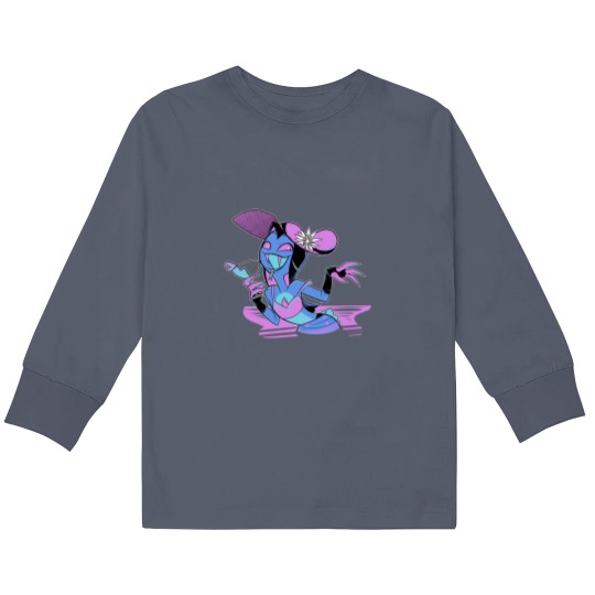 Discover Beach Day Pentious Kids Long Sleeve T-Shirts