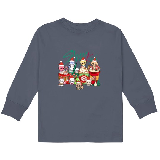 Discover Stray Kids Christmas SKZOO Coffee Long Sleeve T-Shirt for Kids