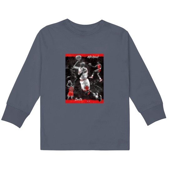 Discover Michael Jordan Vintage Kids Long Sleeve T Shirts