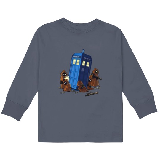 Discover JAWA Steals DOCTOR WHO Mens Kids Long Sleeve T Shirts, Tardis Police