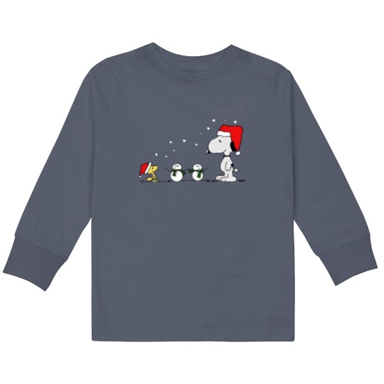 Discover Snoopy Christmas Kids Long Sleeve T-Shirts