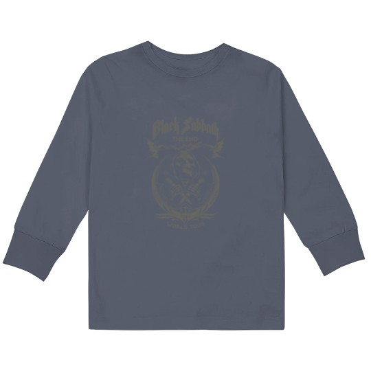 Discover Black Sabbath The End Mushroom Cloud Kids Long Sleeve T Shirts A Rock Off