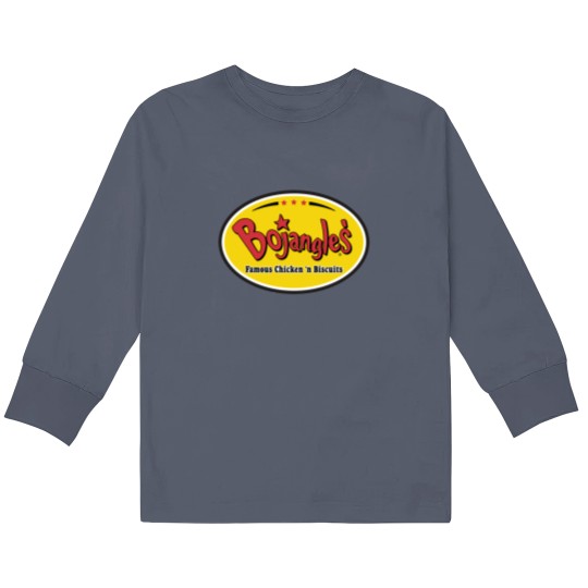 Discover Bojangles Famous Chicken N Biscuits Gift Halloween Day, Thanksgiving, Christmas Day Kids Long Sleeve T Shirts