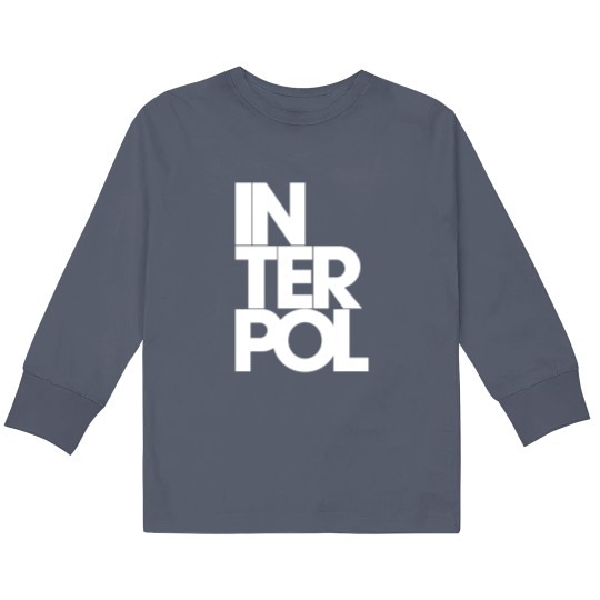 Discover Interpol Band Logo Kids Long Sleeve T Shirts