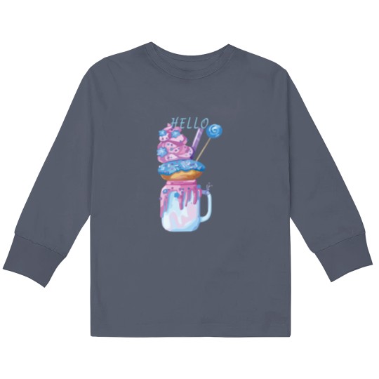 Discover Ice Cream Salish Matter Kids Long Sleeve T Shirts