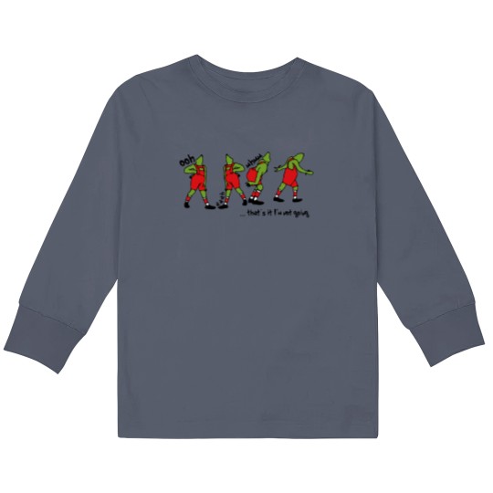 Discover Embroidered That's It I'm Not Going Embroidered Kids Long Sleeve T Shirts, Funny Greenchmas Cute Christmas Kids Long Sleeve T Shirts, Christmas Gifts