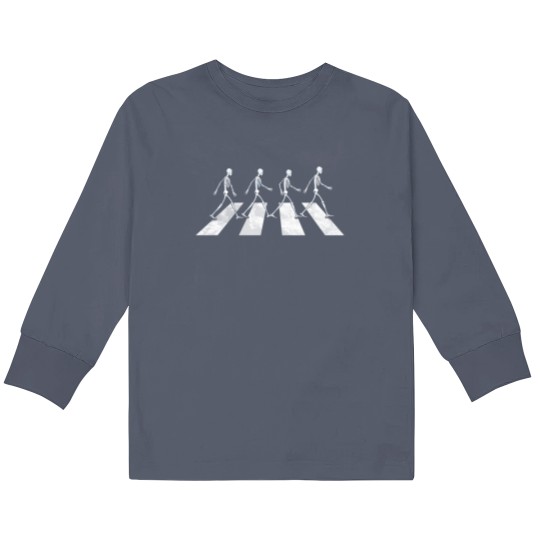 Discover Abbey Skeleton Kids Long Sleeve T Shirts