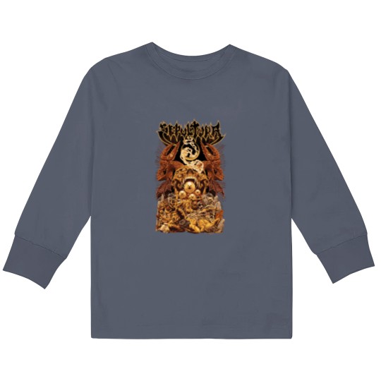 Discover Sepultura Metal Band Kids Long Sleeve T-Shirts - Arise Collection