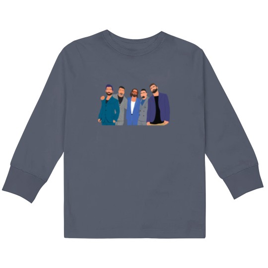 Discover NSYNC 90s boyband fan JC Chasez, Lance Bass, Justin Timberlake Classic Kids Long Sleeve T Shirts