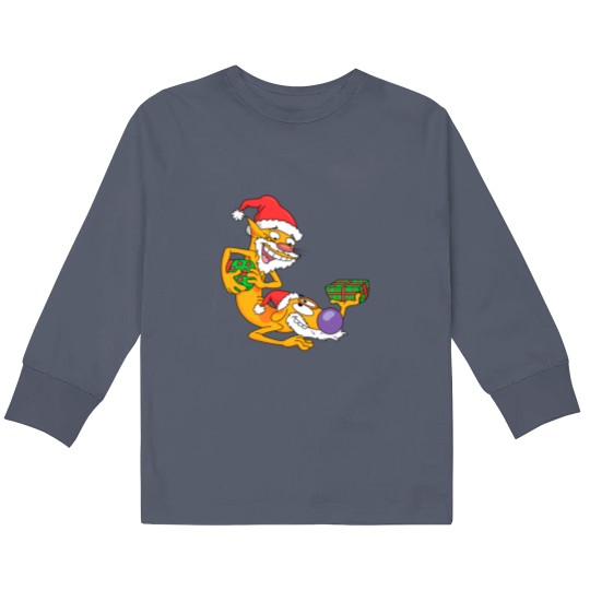 Discover catdog xmas Graphic Kids Long Sleeve T Shirts