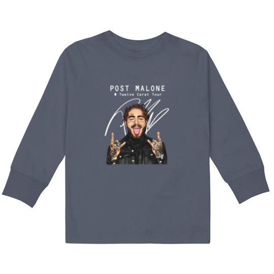 Discover Post Malone 12 Carat Tour Kids Long Sleeve T Shirts