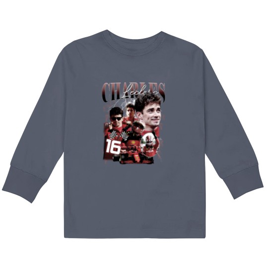 Discover Limited Charles Leclerc Kids Long Sleeve T Shirts, Charles Leclerc Kids Long Sleeve T Shirts