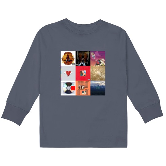 Discover Kanye Albums Kids Long Sleeve T Shirts