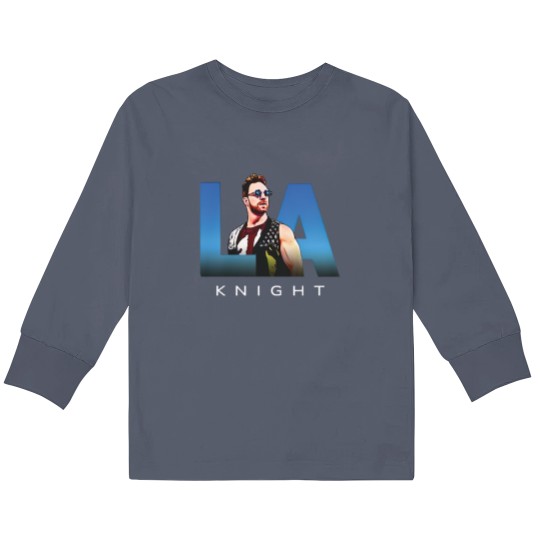 Discover LA KNIGHT Kids Long Sleeve T Shirts LA Knight Wrestling Kids Long Sleeve T Shirt