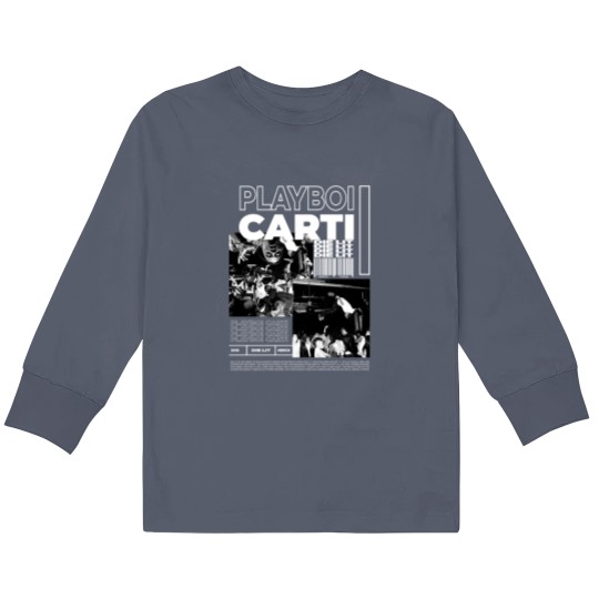 Discover Vintage Playboi Carti Kids Long Sleeve T-Shirts Merchandise