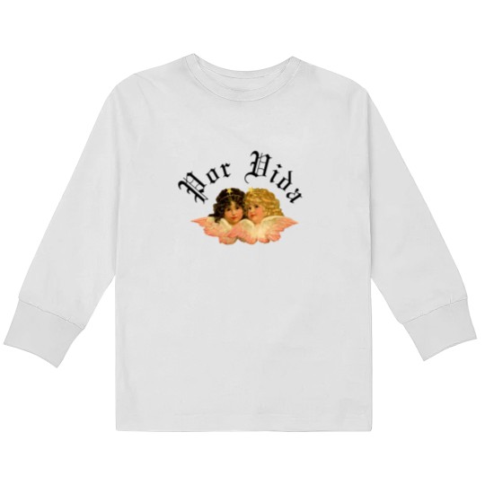 Discover Por Vida Inspired Graphic  Kids Long Sleeve T Shirts, Kali Uchis New Tour Merch, Concert Kids Long Sleeve T Shirts