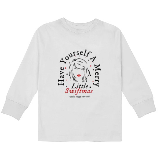Discover Have yourself Merry Swiftmas Kids Long Sleeve T Shirts
