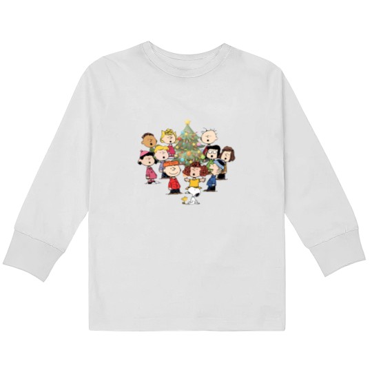Discover Snoopy Christmas Tree Kids Long Sleeve T Shirts, Snoopy And Woodstock Christmas