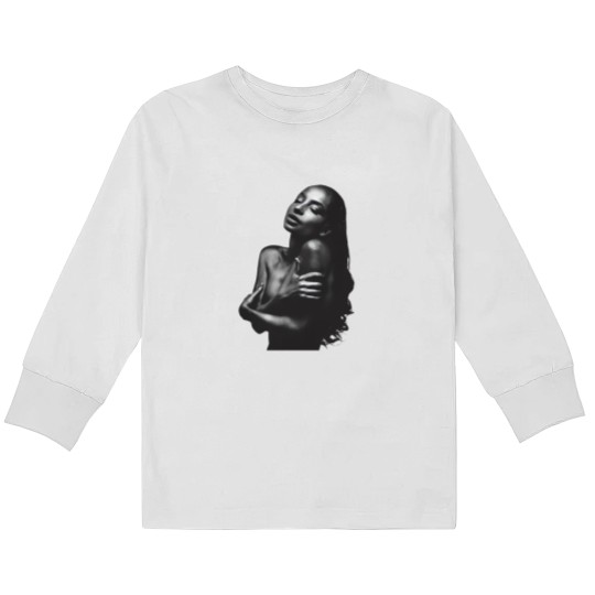 Discover Sade Love Deluxe Fan Art Unisex Kids Long Sleeve T Shirts, Exclusive Sade Album Cover Kids Long Sleeve T Shirts